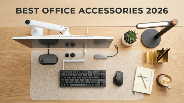 Best office accessories 2026 — modern minimalist desk setup