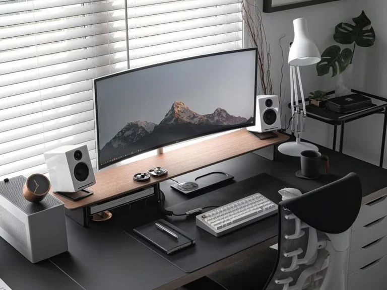 minimalist professional office desk accessories